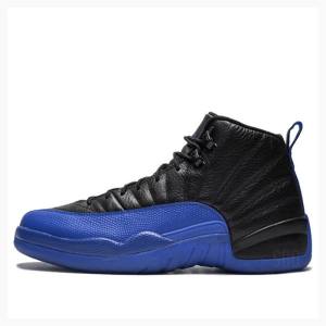 Air Jordan 12 Nike Retro Game Zapatillas Baloncesto Hombre Negras Azules | JD-748AN