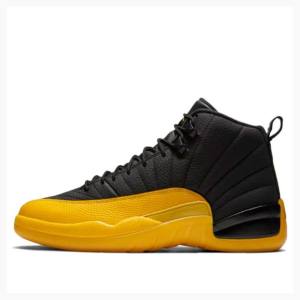 Air Jordan 12 Nike Retro Zapatillas Baloncesto Hombre Doradas Negras | JD-401WY