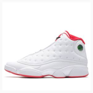 Air Jordan 13 Nike Retro History of Flight Zapatillas Baloncesto Hombre Blancas Rojas | JD-162YG