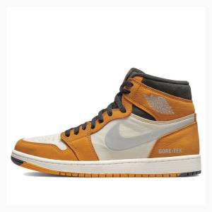 Air Jordan 1 Nike Element Gore-Tex Zapatillas Baloncesto Hombre Amarillo Negras | JD-350DL