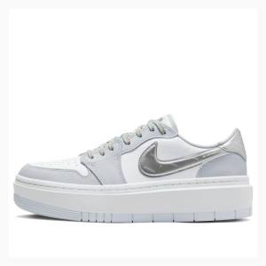 Air Jordan 1 Nike Elevate Low SE Tear Away Zapatillas Mujer Blancas Rosas | JD-659CS