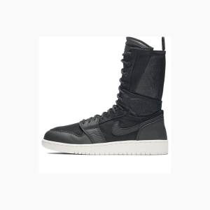 Air Jordan 1 Nike Explorer Zapatillas Baloncesto Mujer Negras Blancas | JD-548JV