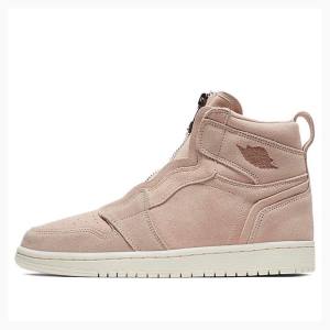 Air Jordan 1 Nike High Zip Particle Zapatillas Baloncesto Mujer Beige | JD-980XI