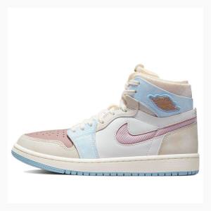 Air Jordan 1 Nike High Zoom Air CMFT Oxford Zapatillas Baloncesto Mujer Rosas | JD-638CS