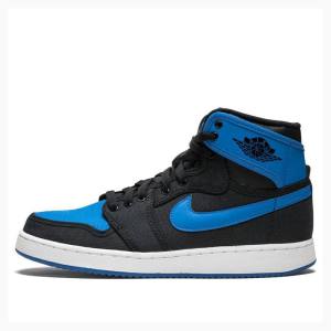 Air Jordan 1 Nike KO High OG Deporte Zapatillas Baloncesto Hombre Negras Azules | JD-574TW