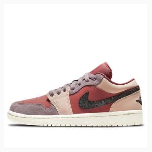 Air Jordan 1 Nike Low Canyon Rust Zapatillas Mujer Rosas Rojas | JD-368EA