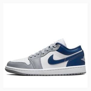 Air Jordan 1 Nike Low LA Dodgers Zapatillas Mujer Azules Gris | JD-419ZQ