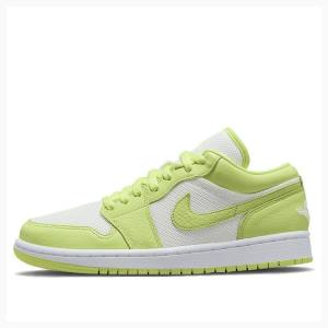 Air Jordan 1 Nike Low Limelight Zapatillas Mujer Verde | JD-358CE