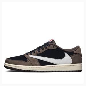 Air Jordan 1 Nike Low OG SP Travis Scott Zapatillas Hombre Marrones Negras | JD-384CJ