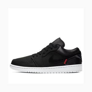 Air Jordan 1 Nike Low PSG JORDAN LEGACY Zapatillas Hombre Negras | JD-906MU