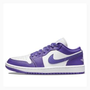 Air Jordan 1 Nike Low Psychic Zapatillas Mujer Moradas Blancas | JD-910WS