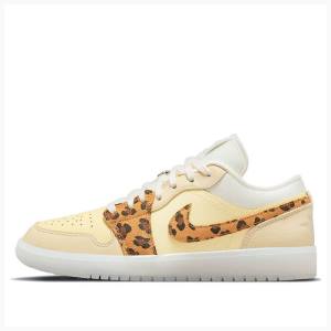 Air Jordan 1 Nike Low SNKRS Day Zapatillas Mujer Amarillo | JD-402YU