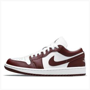 Air Jordan 1 Nike Low Team Zapatillas Mujer Rojas | JD-952UT