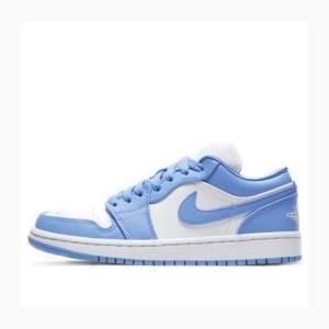 Air Jordan 1 Nike Low UNC UNC Zapatillas Mujer Azules | JD-715DU