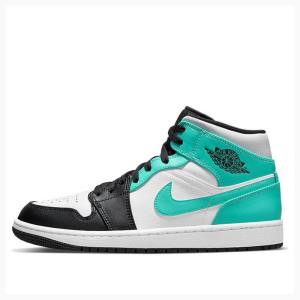 Air Jordan 1 Nike Mid Igloo Zapatillas Baloncesto Hombre Azules Negras | JD-564AV