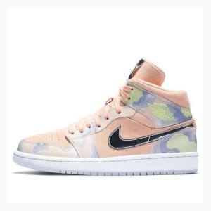 Air Jordan 1 Nike Mid SE 'P(HER)SPECTIVE' Zapatillas Baloncesto Mujer Coral | JD-196QP