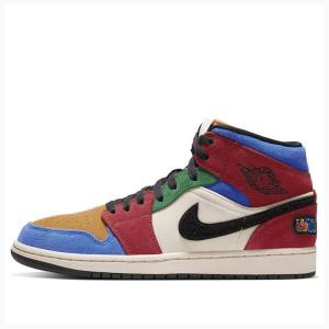 Air Jordan 1 Nike Mid The Great Zapatillas Baloncesto Hombre Multicolor | JD-598UN