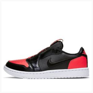 Air Jordan 1 Nike RET Low SLIP JORDAN LEGACY Zapatillas Mujer Negras Rojas | JD-834LH