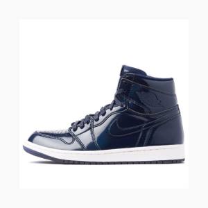 Air Jordan 1 Nike Retro High DSM Dover Calle Market x Air Jordan Zapatillas Baloncesto Hombre Azul Marino | JD-859FX