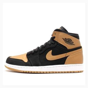 Air Jordan 1 Nike Retro High Melo Zapatillas Baloncesto Hombre Doradas Negras | JD-195YQ