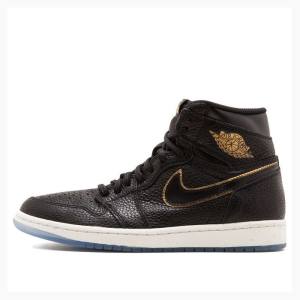 Air Jordan 1 Nike Retro High OG City of Flight Zapatillas Baloncesto Hombre Negras | JD-062HX