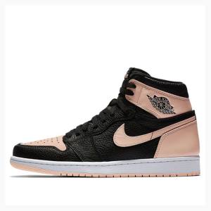 Air Jordan 1 Nike Retro High OG Crimson Tint Zapatillas Baloncesto Hombre Negras Rosas | JD-475NX