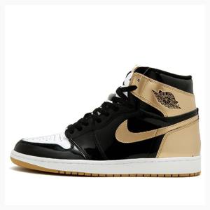 Air Jordan 1 Nike Retro High OG NRG ComplexCon - Gold Top 3 Zapatillas Baloncesto Hombre Negras Rojas | JD-895PQ