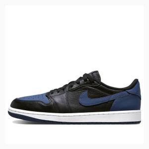 Air Jordan 1 Nike Retro Low OG Mystic Zapatillas Hombre Negras Azul Marino | JD-948AS