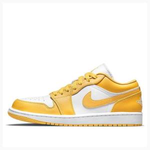 Air Jordan 1 Nike Retro Low Pollen Zapatillas Hombre Amarillo | JD-624NH