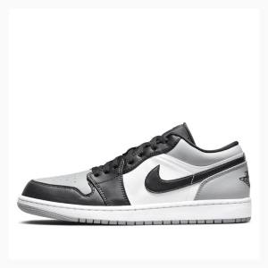 Air Jordan 1 Nike Retro Low Shadow Puntera Zapatillas Hombre Negras Gris | JD-654AN