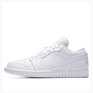 Air Jordan 1 Nike Retro Low Zapatillas Hombre Blancas | JD-457GP