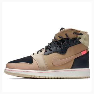 Air Jordan 1 Nike Retro Rebel XX Parachute Zapatillas Baloncesto Mujer Kaki Negras | JD-246MW