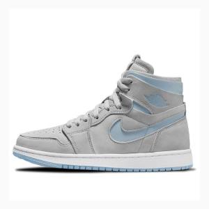 Air Jordan 1 Nike Zoom CMFT Zapatillas Baloncesto Mujer Gris | JD-295PN