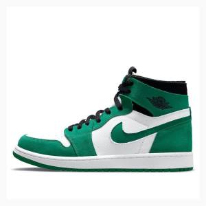 Air Jordan 1 Nike Zoom Comodidad ' Stadium Zapatillas Baloncesto Hombre Verde Blancas | JD-584ZQ