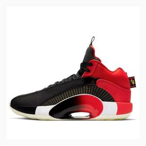 Air Jordan 35 Nike Chinese New Year PF Zapatillas Baloncesto Hombre Negras Rojas | JD-903PJ