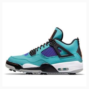 Air Jordan 4 Nike Golf NRG ACG Zapatillas Baloncesto Hombre Negras Azules Moradas | JD-079BT