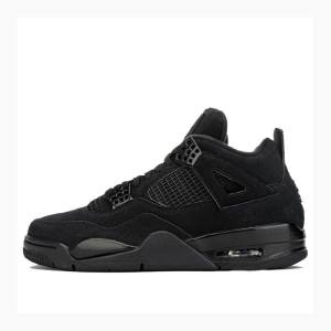 Air Jordan 4 Nike Retro Cat Zapatillas Baloncesto Hombre Negras | JD-526IK