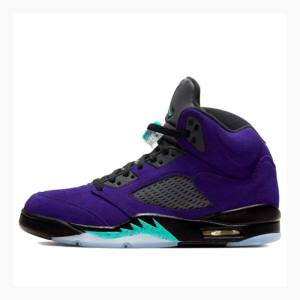 Air Jordan 5 Nike Retro Alternate Grape Zapatillas Baloncesto Hombre Moradas Negras | JD-821QC