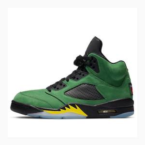 Air Jordan 5 Nike Retro SE Oregon Zapatillas Baloncesto Hombre Verde | JD-261JR