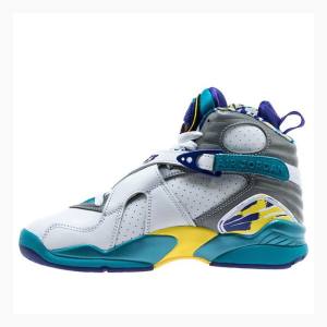 Air Jordan 8 Nike Retro Zapatillas Baloncesto Mujer Blancas | JD-041HV