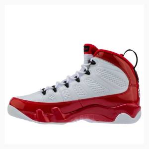 Air Jordan 9 Nike Retro Zapatillas Baloncesto Hombre Blancas Rojas | JD-137KR