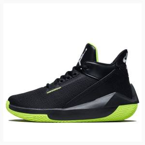 Air Jordan Nike 2x3 PF Zapatillas Baloncesto Hombre Negras Verde | JD-437KF