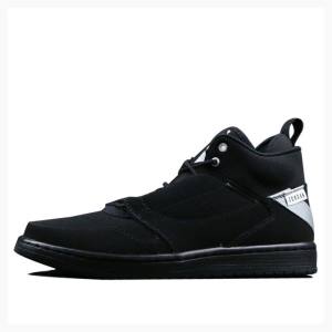 Air Jordan Nike Fadeaway Zapatillas Baloncesto Hombre Negras | JD-984PZ