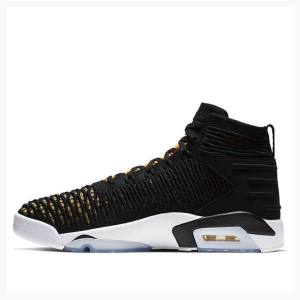 Air Jordan Nike Flyknit Elevation 23 Zapatillas Baloncesto Hombre Negras Amarillo | JD-473CG