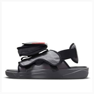 Air Jordan Nike LS Sandalias Hombre Negras | JD-805HI