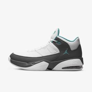 Air Jordan Nike Max Aura 3 Zapatillas Baloncesto Hombre Blancas Gris Turquesa | NK081JAM