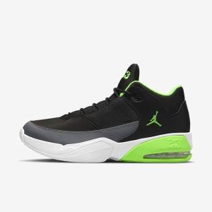 Air Jordan Nike Max Aura 3 Zapatillas Baloncesto Hombre Negras Gris Blancas Verde | NK739NMI