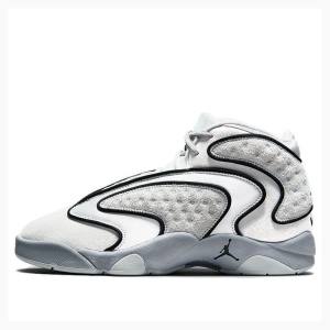 Air Jordan Nike OG Tech Grey Zapatillas Baloncesto Mujer Gris Blancas Negras | JD-178EV