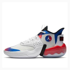 Air Jordan Nike React Elevation PF Zapatillas Baloncesto Hombre Rojas Negras Azules | JD-860KJ