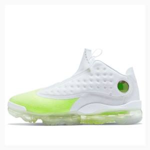 Air Jordan Nike Reign Volt Zapatillas Baloncesto Mujer Blancas Verde | JD-578UT